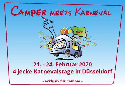 Camper meets Karneval Poster