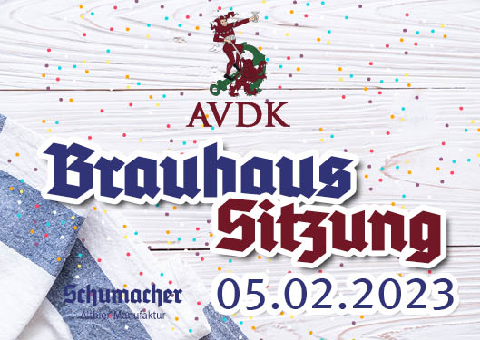 AVDK Brauhaussitzung - Brauerei Schumacher 2023 Poster