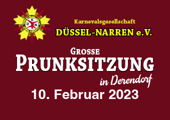 Grosse Prunksitzung  - KG Düssel-Narren 2023 Poster