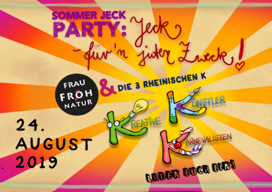 Sommer Jeck Party - Jeck für'n juten Zweck! Poster