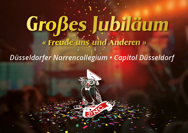 Jubiläums-Gala des Düsseldorfer Narrencollegiums Poster