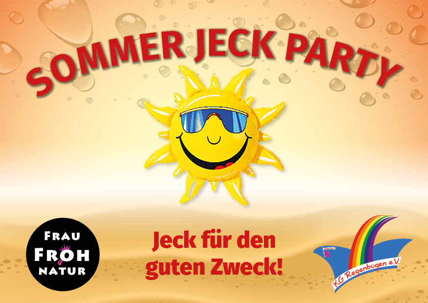 Sommer Jeck Party - Jeck für den guten Zweck Poster
