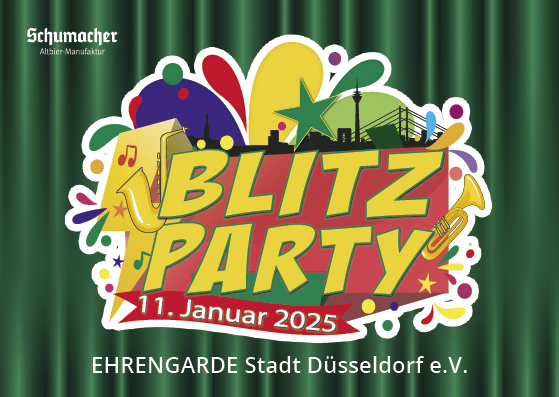 Blitzparty der Ehrengarde Düsseldorf 2025 Poster